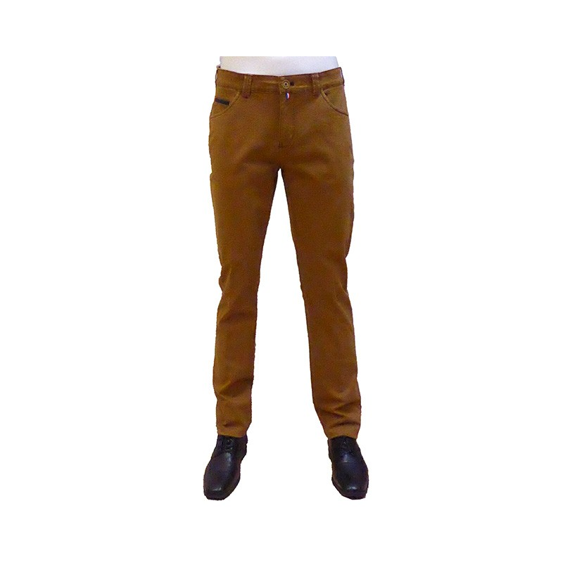 Pantalon Toile Havane Chicago EMYLE Pantalon Toile Havane Chicago EMYLE